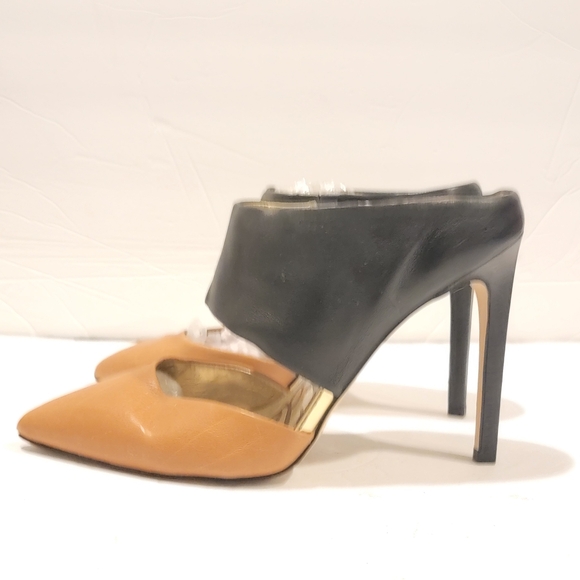Sam Edelman "Monroe" Two Tone Stiletto Mules size 7.5 - Picture 2 of 9